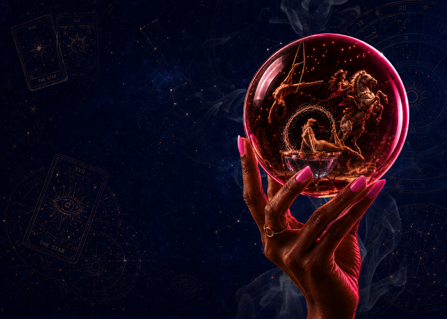 Premonitions Inc. crystal ball world